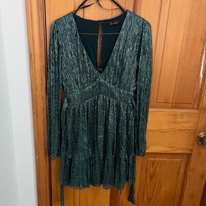 NWT Teal Sparkle Dress